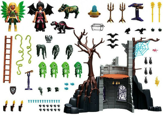 Playmobil Ayuma Στρατηγείο των Bad Fairies για 7-12 ετών