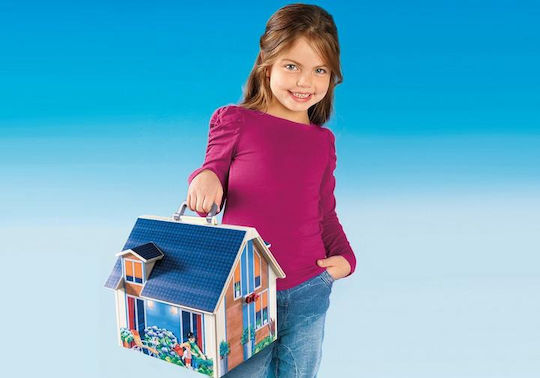Playmobil Куфарче Къща за кукли Модерна къща за кукли за 4-10 години