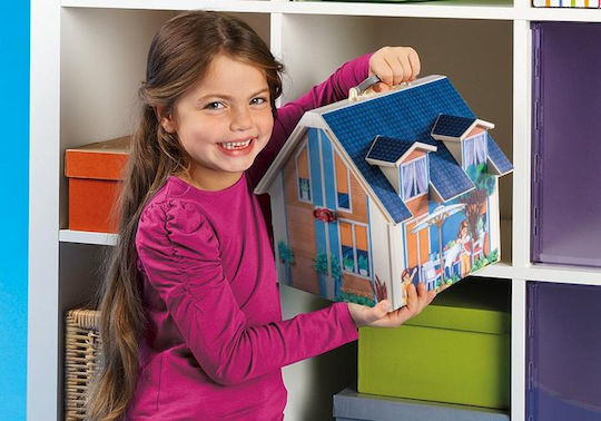 Playmobil Куфарче Къща за кукли Модерна къща за кукли за 4-10 години