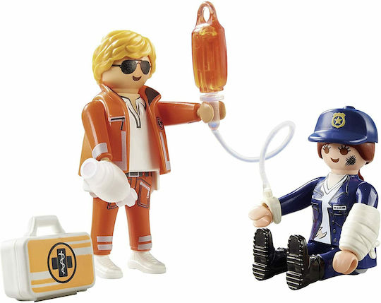 Playmobil Двойна опаковка Спасител и Полицай за 4-10 години