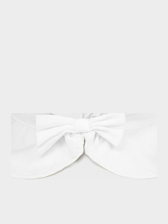 Mayoral Kids' Hat Bucket Fabric Ecofriends White