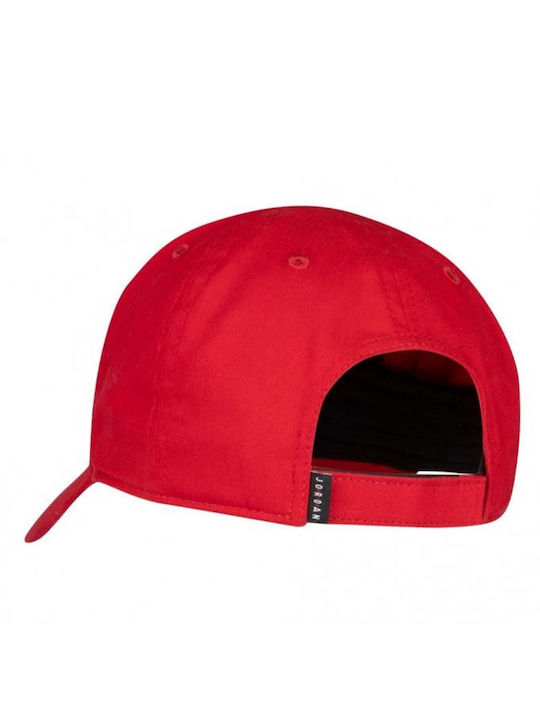 Jordan Kids' Hat Jockey Fabric Curve Brim Red
