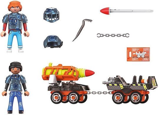 Playmobil Dino Rise Μαχητές με Όχημα Μεταφοράς Πυραύλων για 5-10 ετών