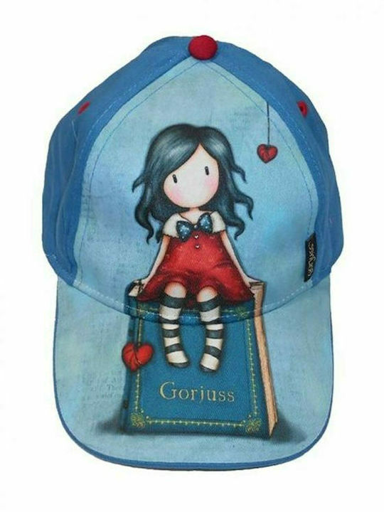 Santoro Kids' Hat Jockey Fabric Gorjuss My Story Blue