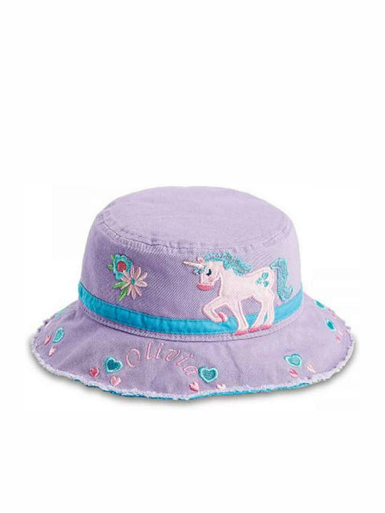 Stephen Joseph Παιδικό Καπέλο Bucket Υφασμάτινο Unicorn Μωβ