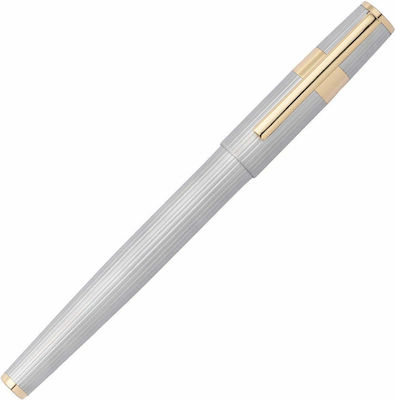 Hugo Boss Gear Fountain Pen Silver