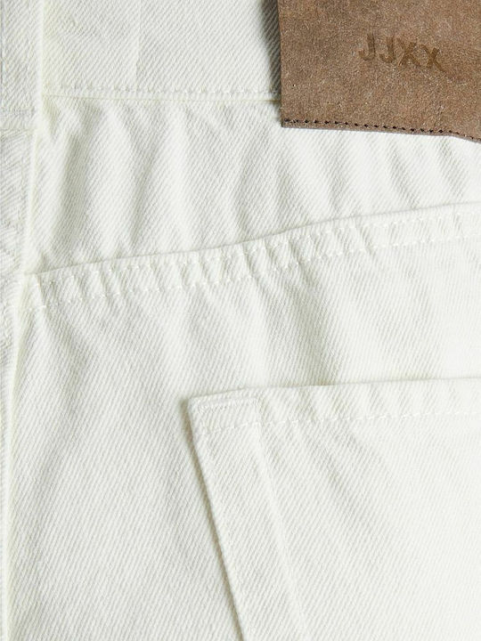 Femei Talie înaltă Pantaloni scurți Ecru