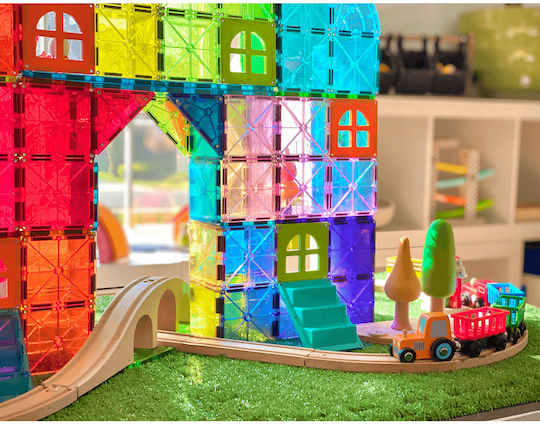 Magna-Tiles Magnetisches Spielzeug Bau- und Konstruktionsspielzeug Klare Farben Metropolis Für Kinder Ab 3 Jahren
