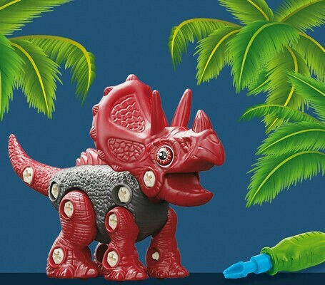 Lisciani Giochi Plastic Construction Toy Triceratops
