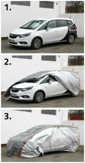 Compass Car Covers with Carrying Bag 460x185x145cm for Hail Waterproof with Straps