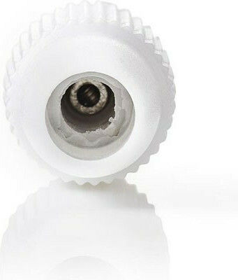 Valueline Βύσμα Coaxial male 2τμχ Λευκό (VLSP40903W)