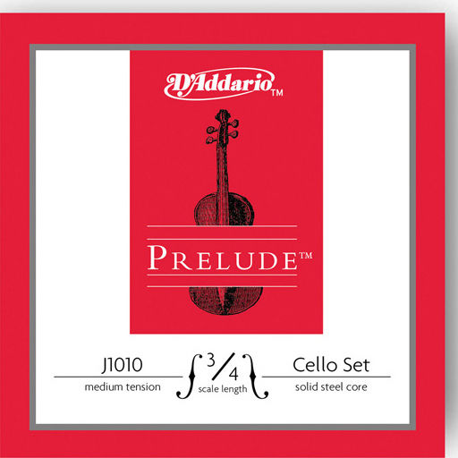 Daddario Prelude Cello 3/4 Medium Μονή Χορδή Steel Τσέλου 3/4 A (Λα)