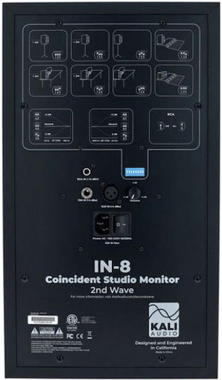 Kali Audio IN-8 2nd Wave Studio Monitor 8" 140W Stück Schwarz