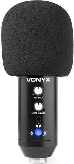 Vonyx CM320 Seturi Microfon Condensator Desktop, Montat pe Amortizor pentru Studio de chitare acustice