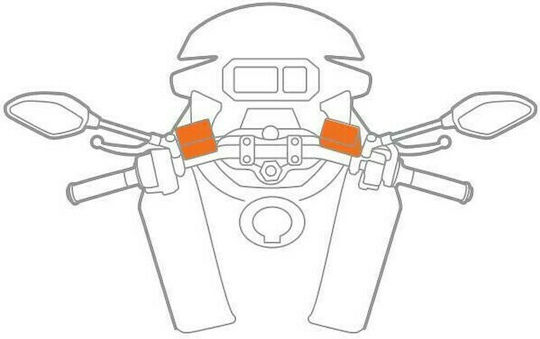 Lampa Brake Titan Series Motorcycle Cellphone Mount for Clutch / Brake Fluid Reservoir for Opti Case Cases