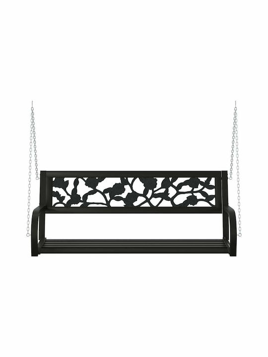 Leagăn suspendat 2 sloturi Plastic Negru L125xL53.5xH42cm