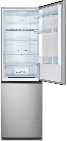 Hisense Ψυγειοκαταψύκτης 304lt Υ186xΠ59.5xΒ59εκ. Inox RB390N4CCD