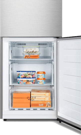 Hisense Ψυγειοκαταψύκτης 304lt Υ186xΠ59.5xΒ59εκ. Inox RB390N4CCD