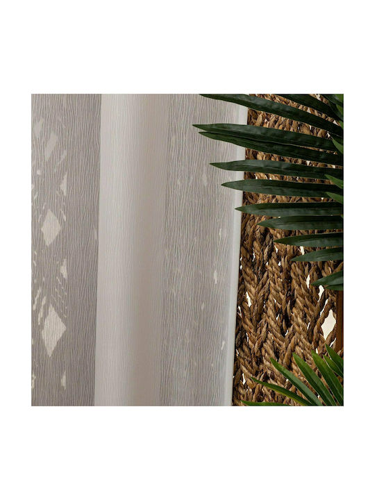 Palamaiki Curtain with Grommets BN21 Ecru 140x260cm