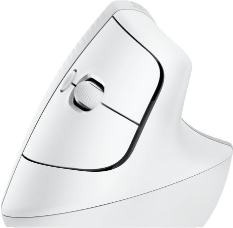 Logitech Lift Безжичен Ергономичен Vertical Мишка Бял