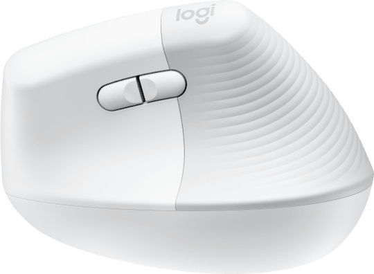 Logitech Lift Безжичен Ергономичен Vertical Мишка Бял