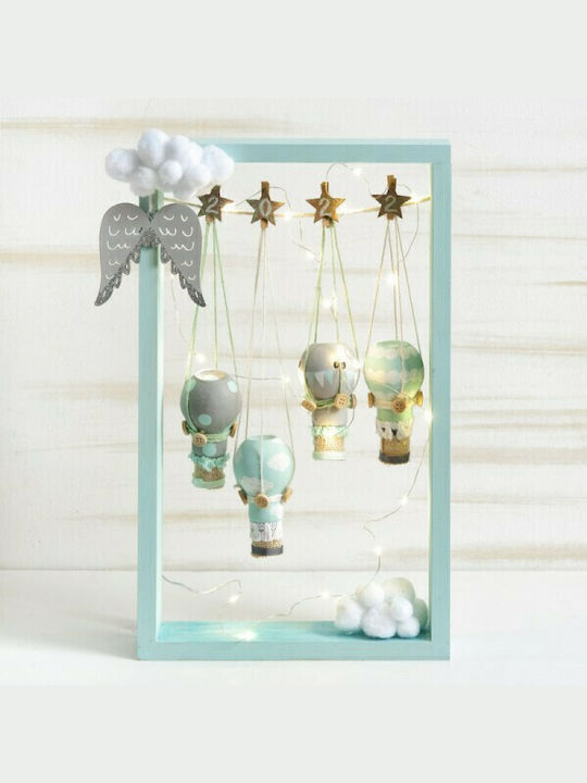 Parisis Illuminated Christmas Wooden Figure Frame Frame Height 55cm