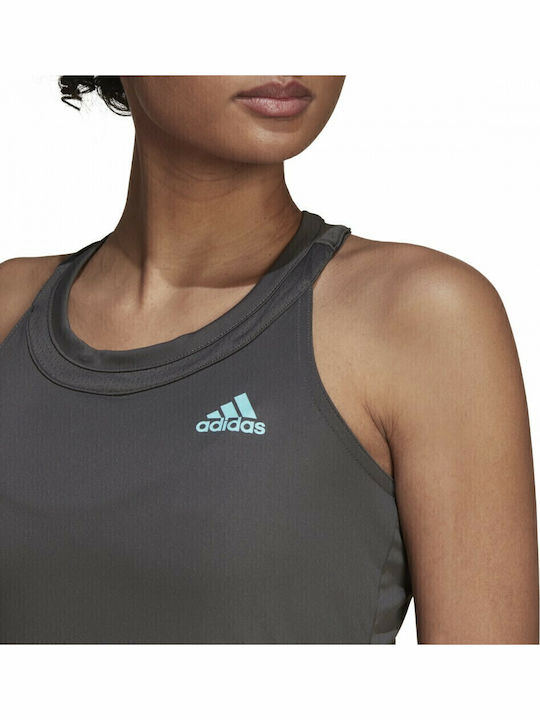 adidas Dress HF7144 Γυναικείο Φόρεμα Grey Six