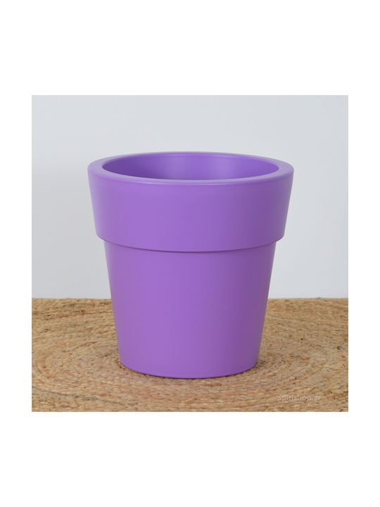 Viomes Linea 871 Flower Pot 25x24cm in Purple Color