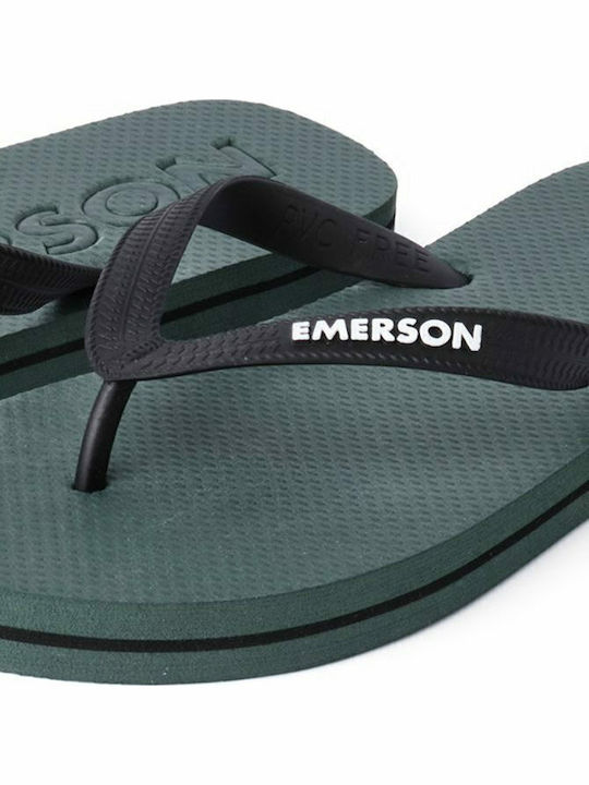 Men's Flip Flops Army Green / Black