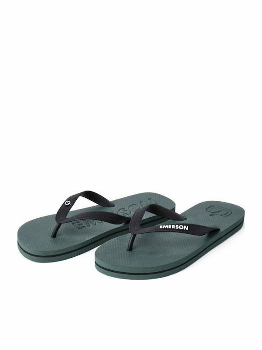 Men's Flip Flops Army Green / Black