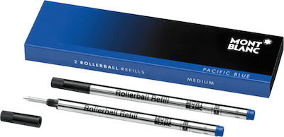 Mont Blanc Replacement Ink for Ballpoint in Blue color Medium 2pcs