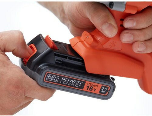 Black & Decker Κρουστικό Σκαπτικό Πιστολέτο Μπαταρίας 18V 2x2.5Ah με Υποδοχή SDS Plus BCD900E2K