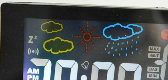 Ψηφιακό Θερμόμετρο / Ρολόι / Υγρόμετρο Αυτοκινήτου