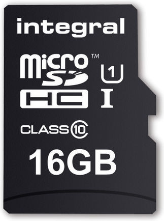 Integral Ultimapro microSDHC 16GB Klasse 10 U1 mit Adapter