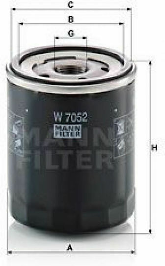 Mann Filter Φίλτρο Λαδιού Αυτοκινήτου
