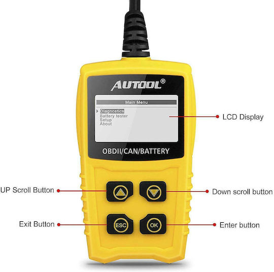 Autool CS330 Car Diagnostics Digital Tool OBD 2
