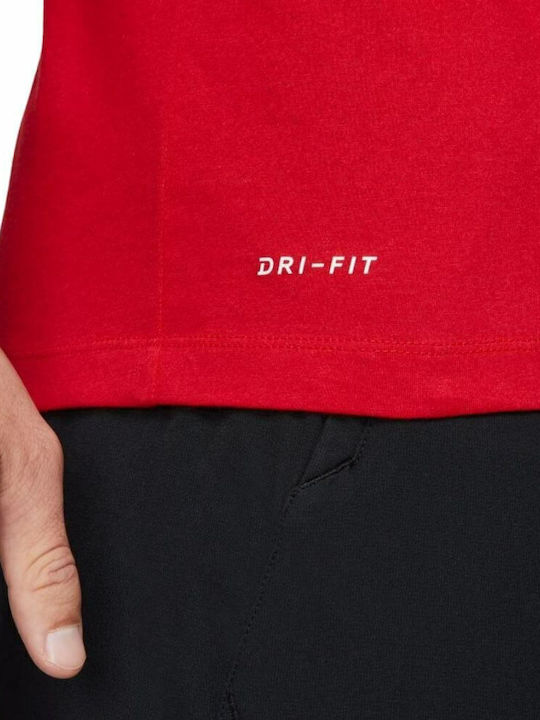 Dri-FIT Hard Work Pays Off Dri-Fit Спортна тениска Червен
