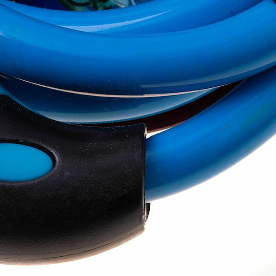Cipher Bicycle Cable Lock with Combination Blue