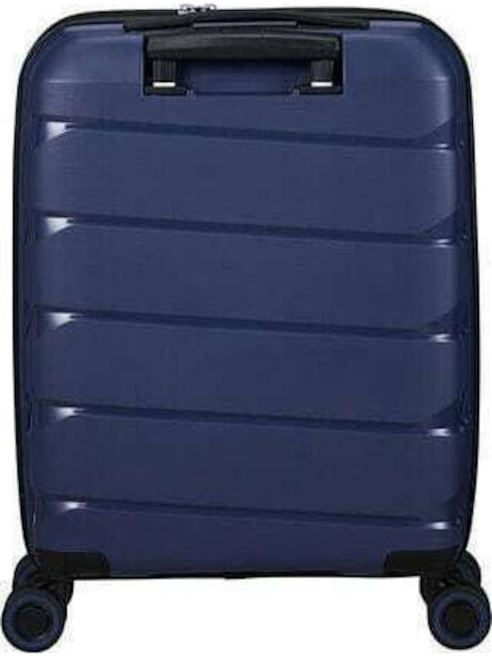 American Tourister Air Move Spinner Cabin Travel Suitcase Hard Blue with 4 Wheels Height 55cm 139254-1552