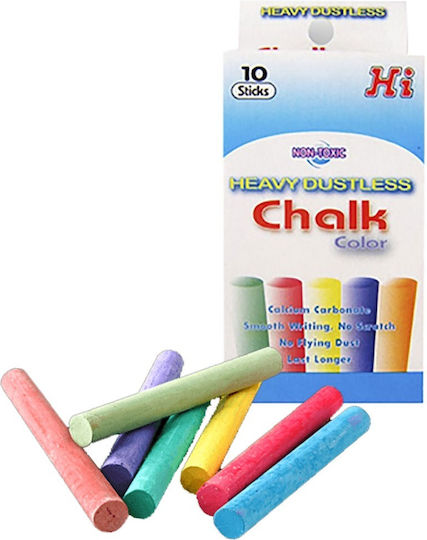 Justnote Chalk 10pcs Multicolour 70905