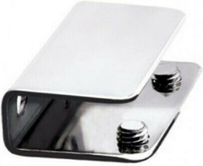 Karag Mensole Stainless Steel Shelf Brackets Silver 25x45mm 2pcs 9002