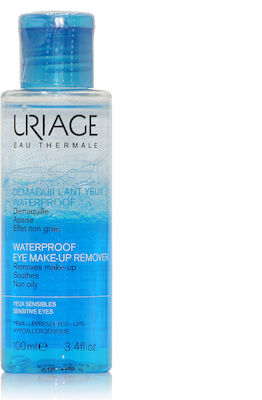 Uriage Waterproof Remover Lotion Ντεμακιγιάζ Eye Make-Up για Ευαίσθητες Επιδερμίδες 100ml