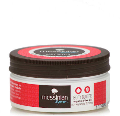 Messinian Spa Organic Olive Oil Pomegranate & Honey Moisturizing Butter 80ml