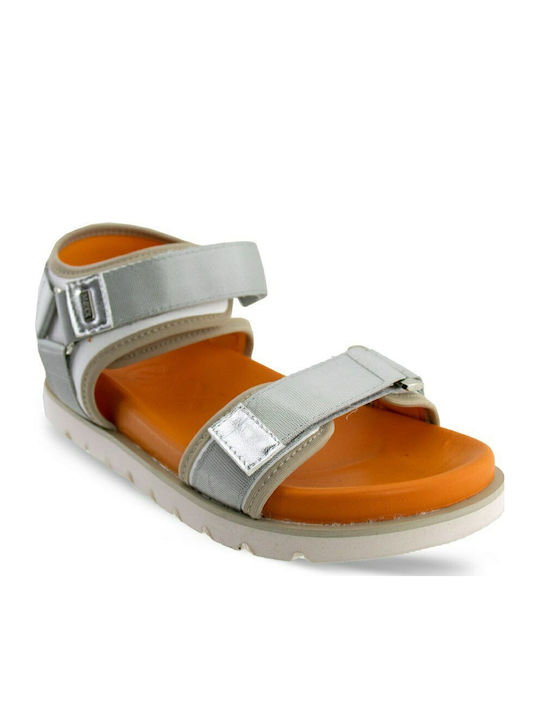 Mexx Janet Δερμάτινα Σανδάλια Γκρι