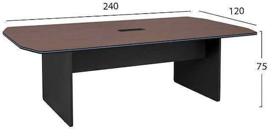 Τραπέζι Συνεδριάσεων 240x120x75εκ.