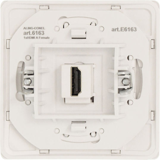 ERW-EON-E6163.00 Complete Audio & Video HDMI Socket White 15.005.0073