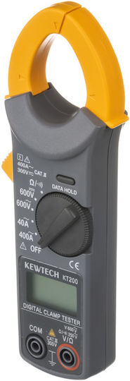 Αμπεροτσιμπίδα Ψηφιακή 400A AC Kewtech KT200