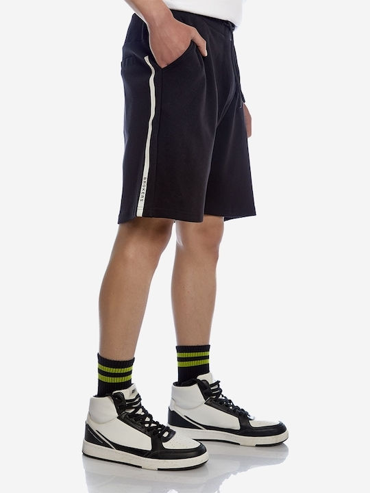 Bermudă Sportivă de Bărbați Neagră