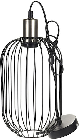 Lustră Suspendată Negru 18x18x29cm. Lustră Suspendată Negru 18x18x29cm.