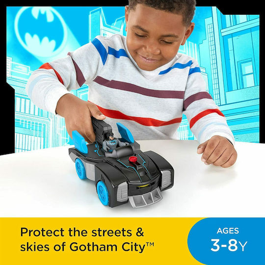 Φιγούρα Δράσης Batmobile Batman με Φως για 3+ Ετών